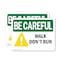 Signmission Safety Culture Sign, 14 in Width, Plastic, Rectangle OS-2PACK-BC-P-1014-L-10060 - alternate 1